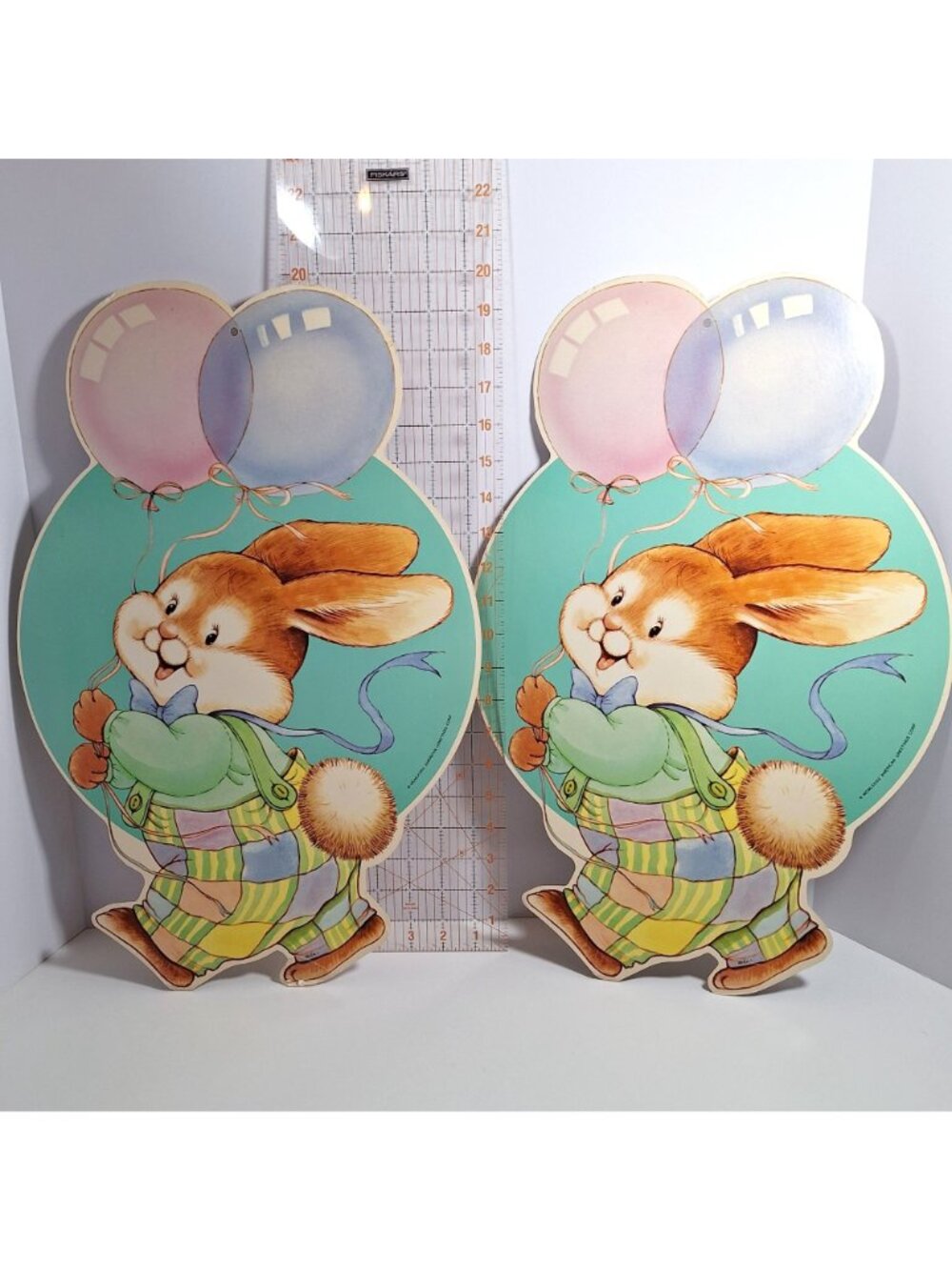 Easter Vintage 20" Die Cut Wall Decorations Eureka American Greetings Cardboard - Picture 9 of 12